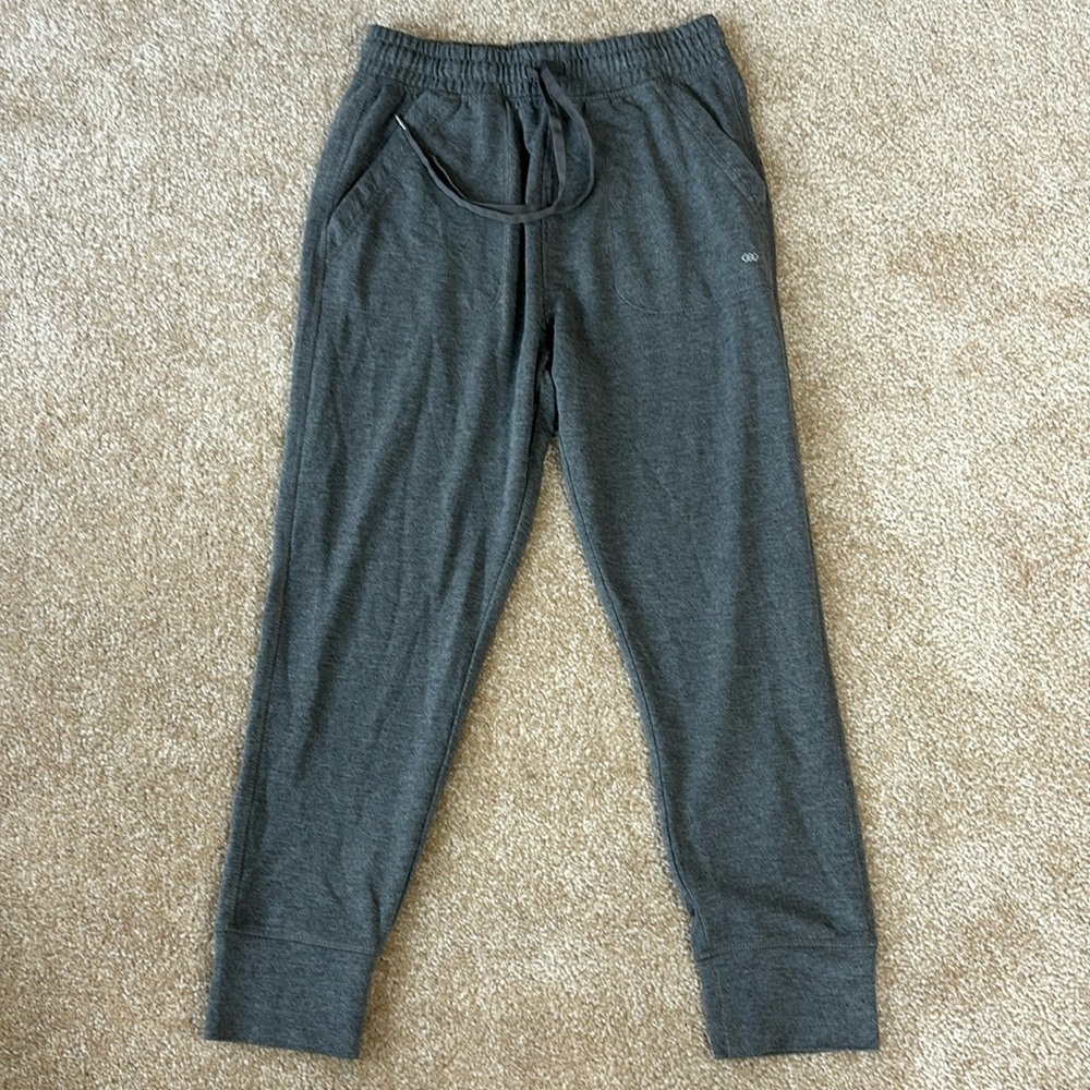 Leg3nd Legend Womens Gray Athletic Drawstring Jogger Sweatpants Size Medium